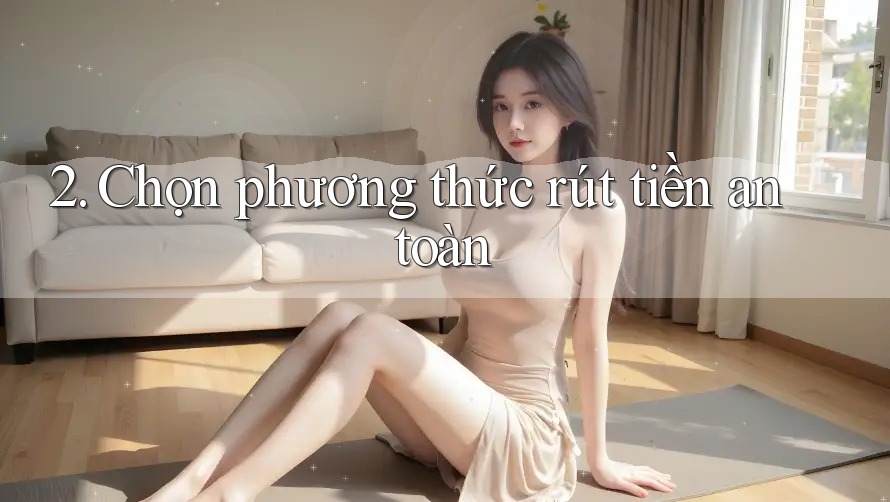 2. Chọn phương thức rút tiền an toàn