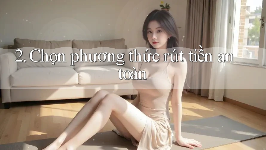 2. Chọn phương thức rút tiền an toàn 2. Chọn phương thức rút tiền an toàn