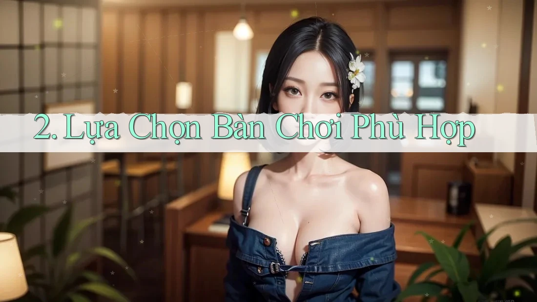 2. Lựa chọn bàn chơi phù hợp