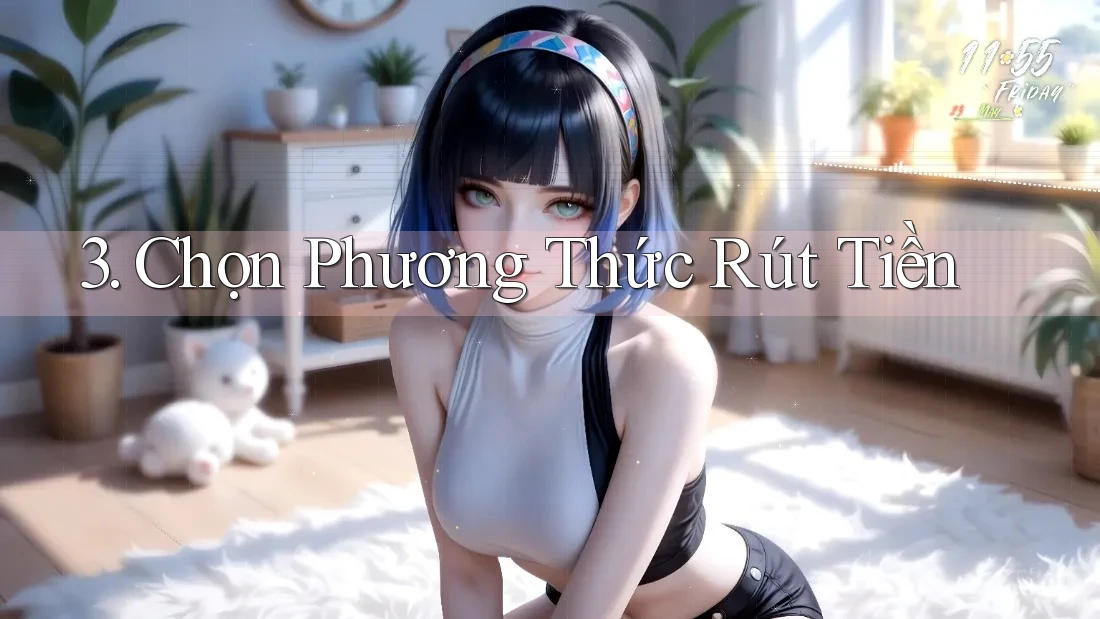 3. Chọn Phương Thức Rút Tiền