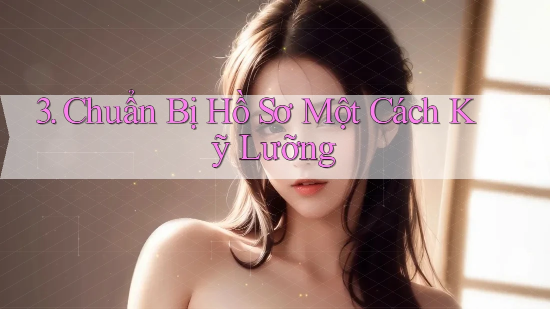 3. Chuẩn Bị Hồ Sơ Một Cách Kỹ Lưỡng