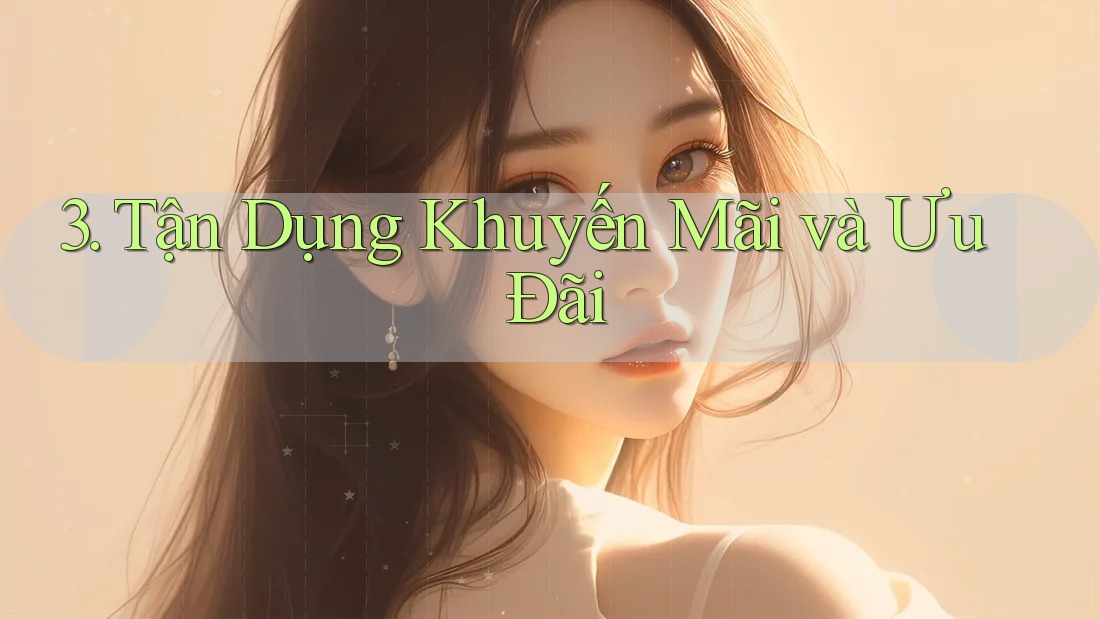 3. Tận Dụng Khuyến Mãi và Ưu Đãi 3. Tận Dụng Khuyến Mãi và Ưu Đãi