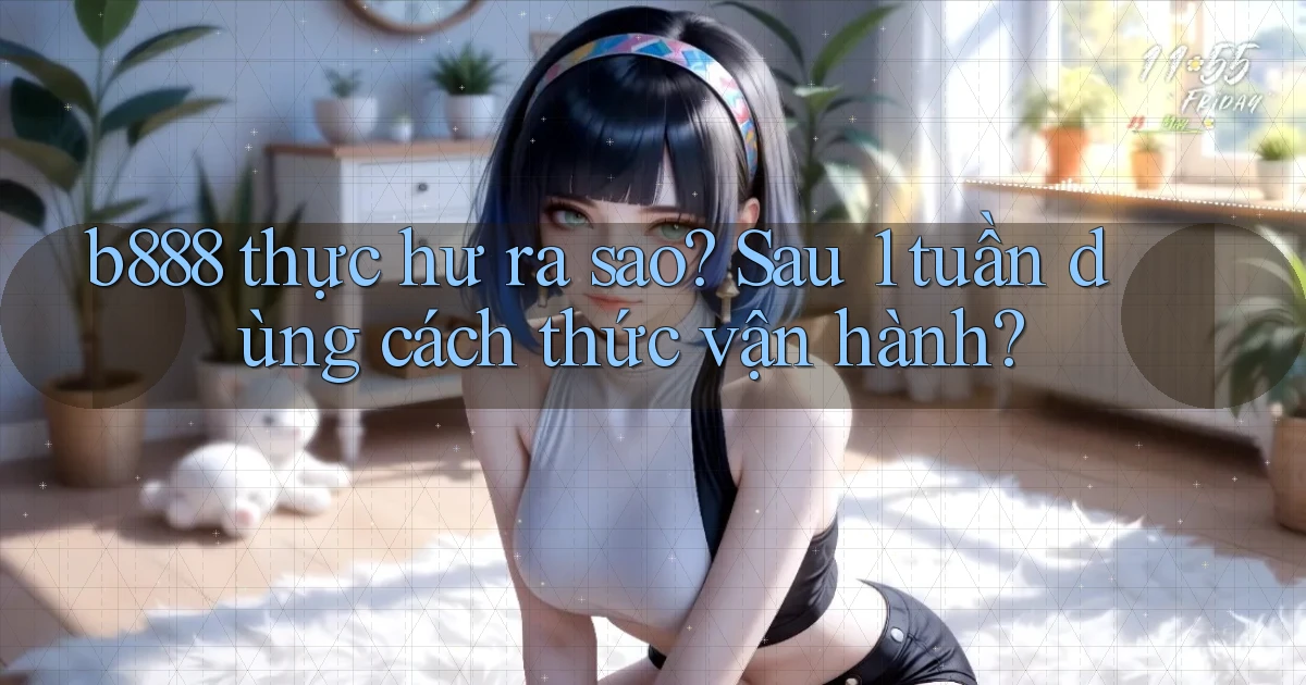 b888 thực hư ra sao sau 1 tuần dùng cách thức vận hành