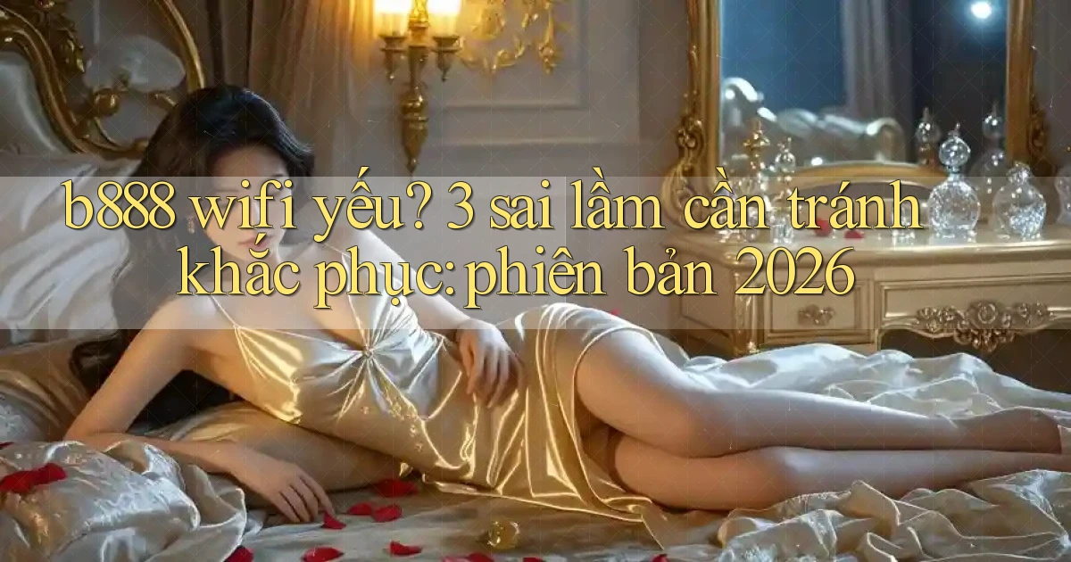 b888 wifi yếu 3 sai lầm cần tránh khắc phục phiên bản 2026