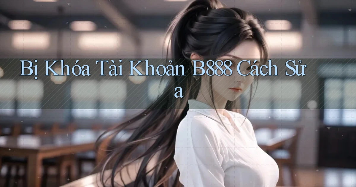 bị khóa tài khoản b888 cách sửa