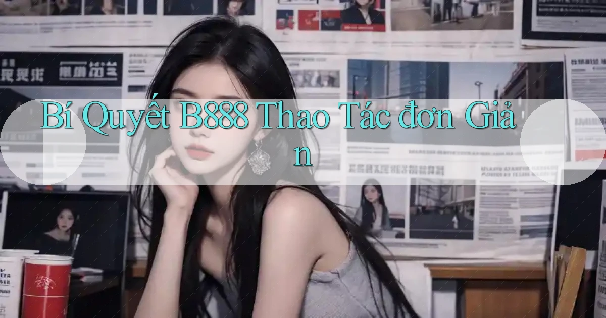 bí quyết b888 thao tác đơn giản