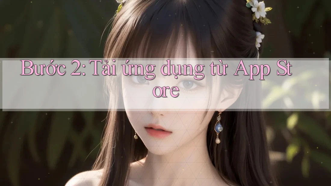 Bước 2: Tải ứng dụng từ App Store Bước 2: Tải ứng dụng từ App Store