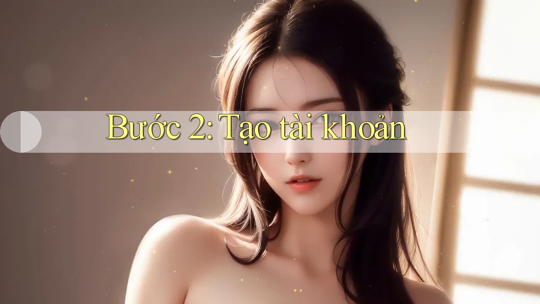 Bước 2: Tạo tài khoản