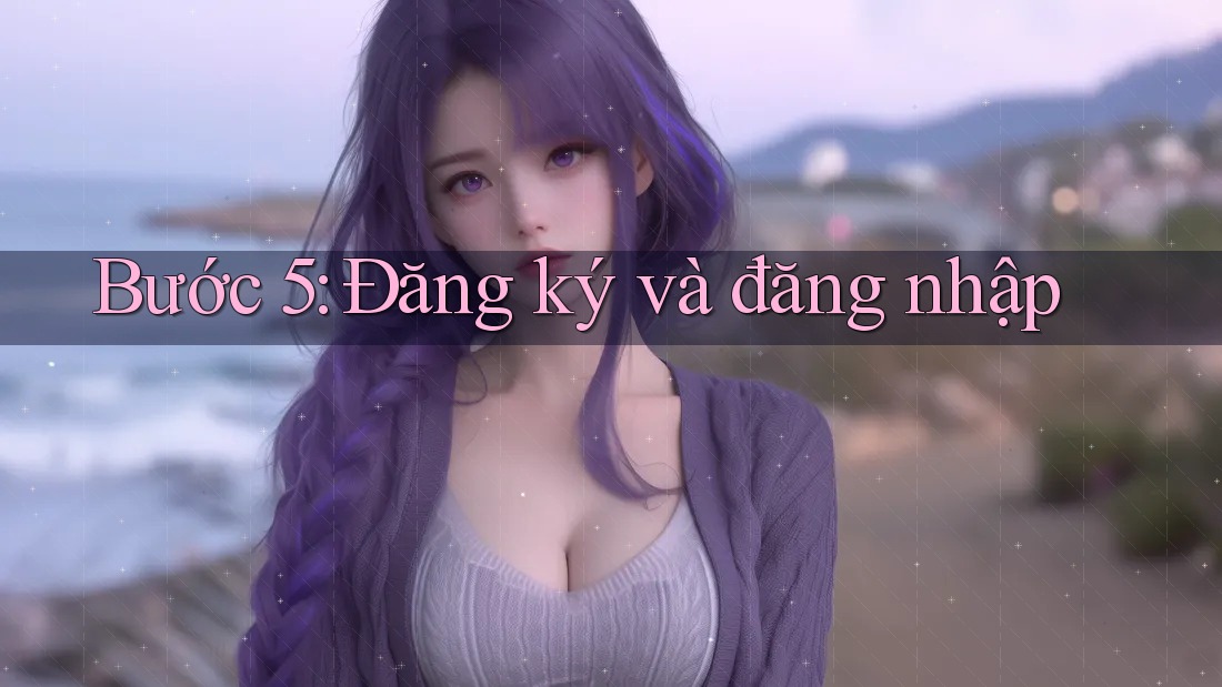Bước 5: Đăng ký và đăng nhập Bước 5: Đăng ký và đăng nhập