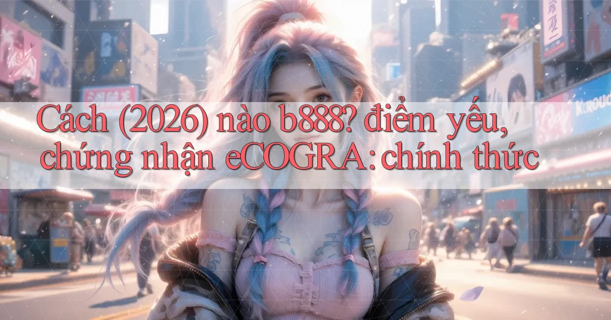 Cách (2026) nào b888 điểm yếu, chứng nhận eCOGRA chính thức