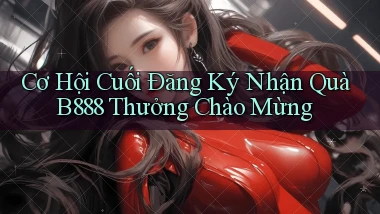 cơ hội cuối đăng ký nhận quà b888 thưởng chào mừng