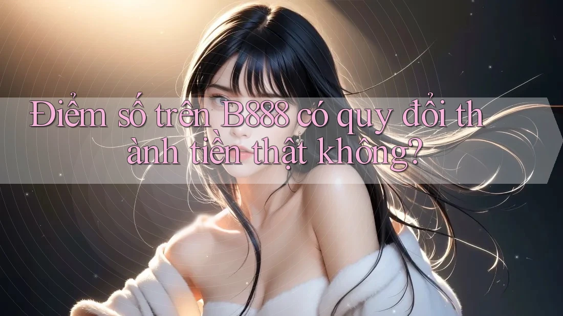 Điểm số trên B888 có quy đổi thành tiền thật không?