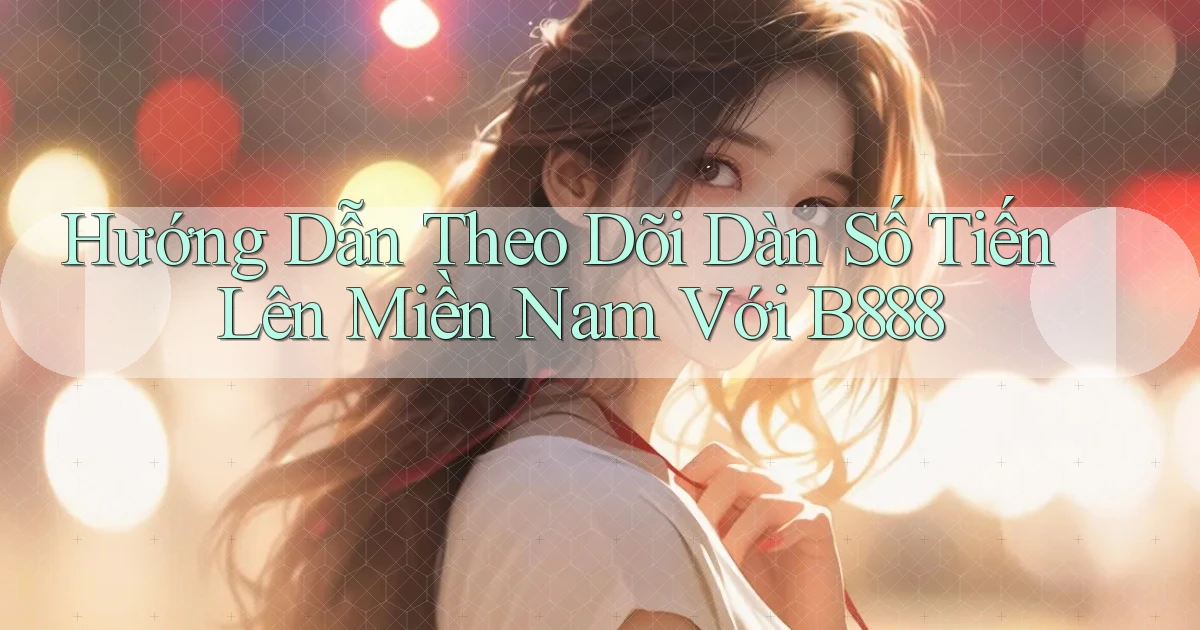 hướng dẫn theo dõi dàn số tiến lên miền nam với b888