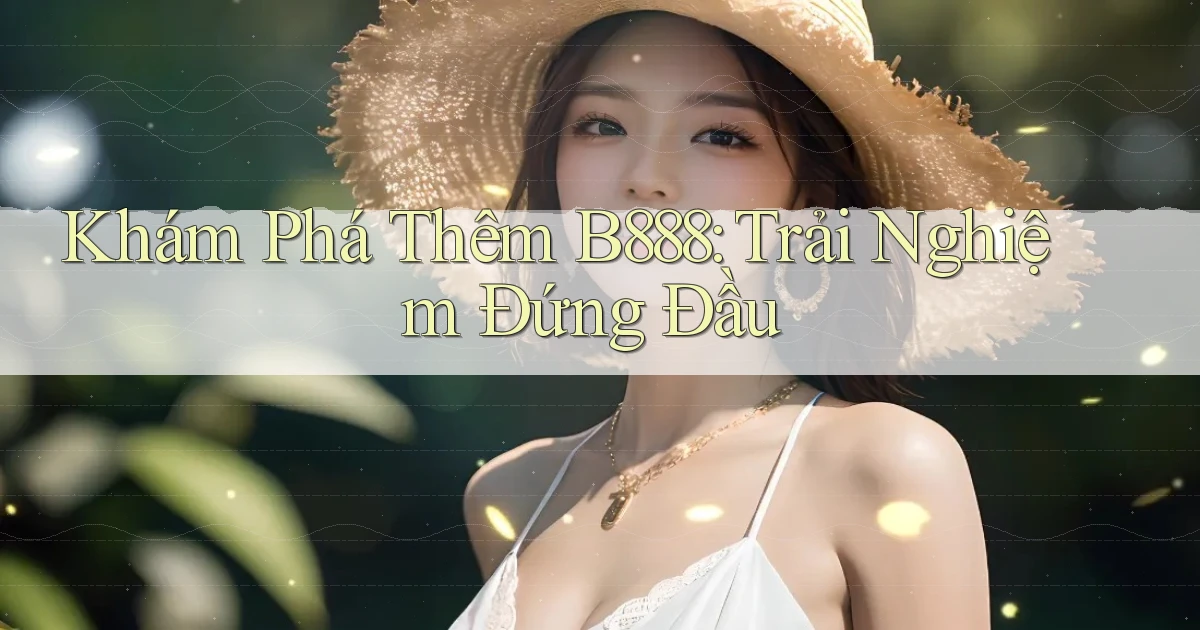 khám phá thêm b888 trải nghiệm đứng đầu