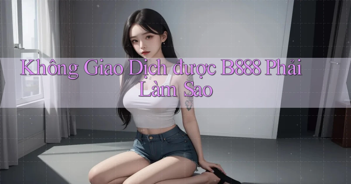 không giao dịch được b888 phải làm sao