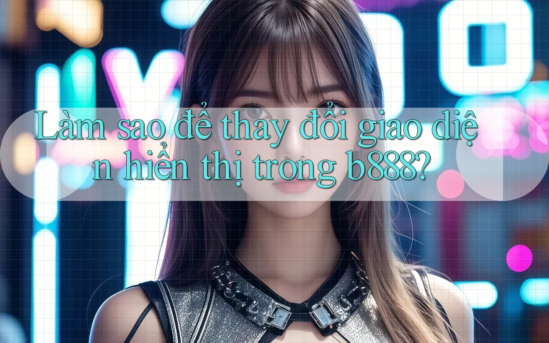 Làm sao để thay đổi giao diện hiển thị trong b888? Làm sao để thay đổi giao diện hiển thị trong b888?