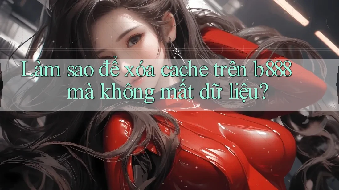 Làm sao để xóa cache trên b888 mà không mất dữ liệu?