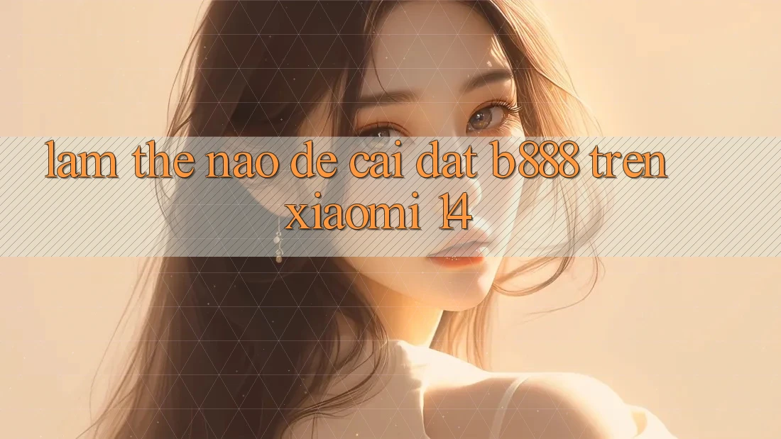 Làm thế nào để cài đặt B888 trên Xiaomi 14?