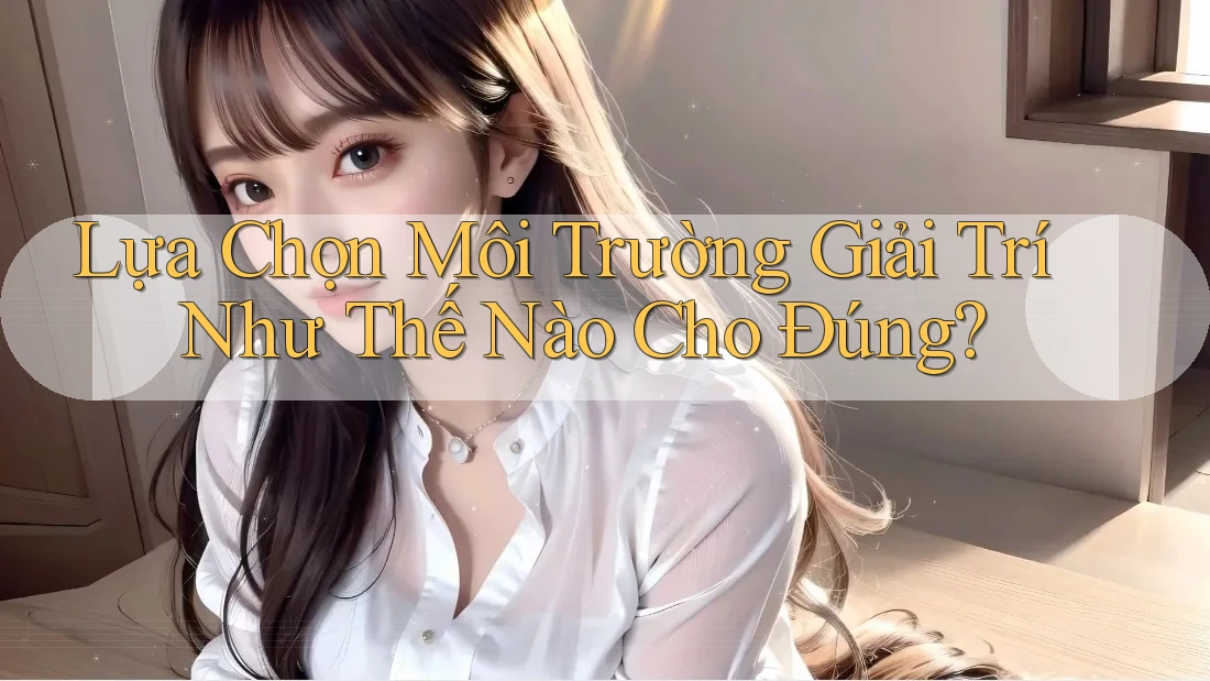 Lựa Chọn Môi Trường Giải Trí Như Thế Nào Cho Đúng?