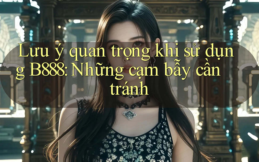 Lưu ý quan trọng khi sử dụng B888: Những cạm bẫy cần tránh Lưu ý quan trọng khi sử dụng B888: Những cạm bẫy cần tránh