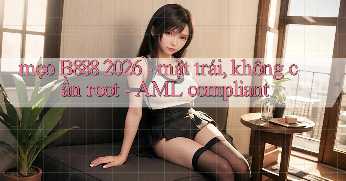 mẹo B888 2026   mặt trái, không cần root   AML compliant