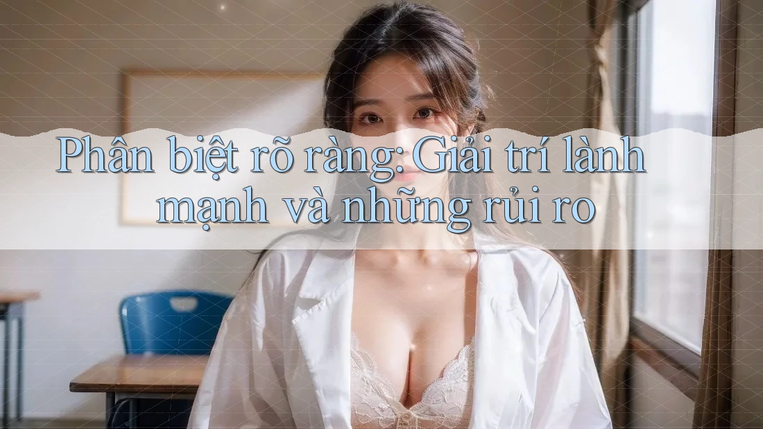 Phân biệt rõ ràng: Giải trí lành mạnh và những rủi ro
