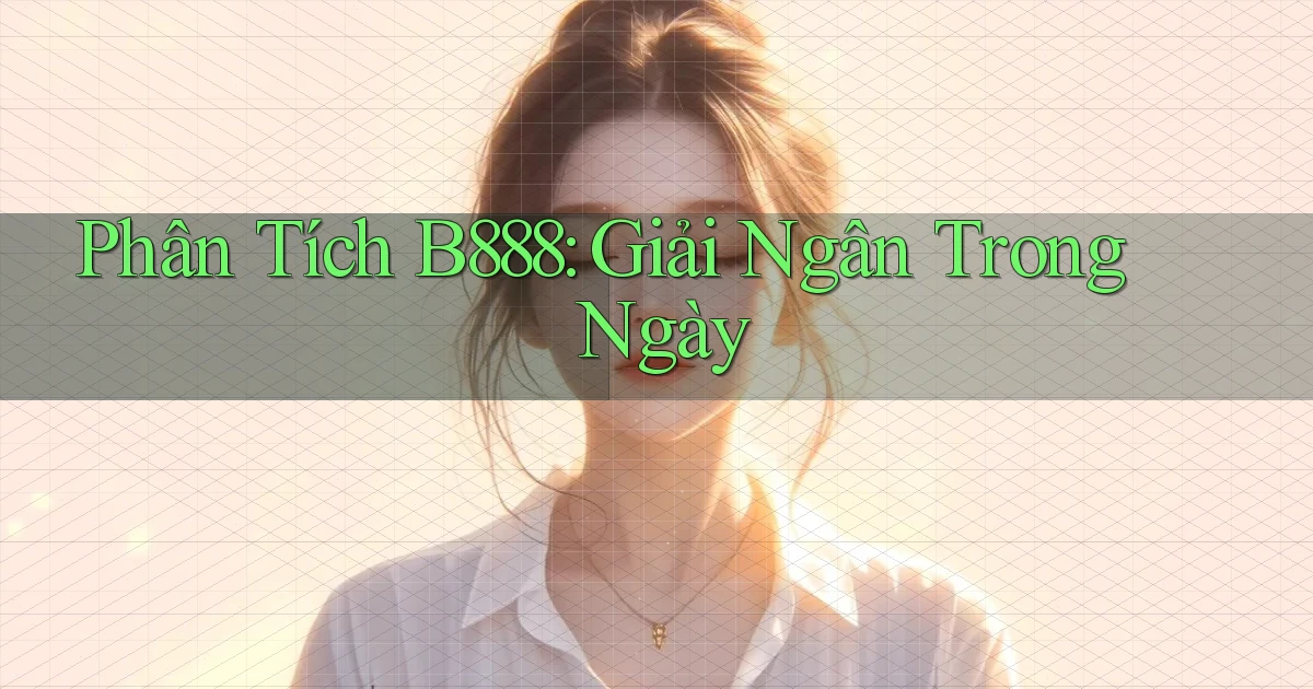 phân tích b888 giải ngân trong ngày