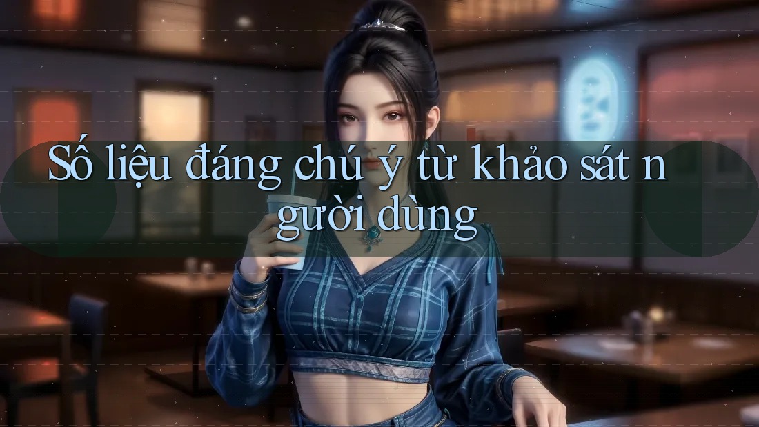 Số liệu đáng chú ý từ khảo sát người dùng