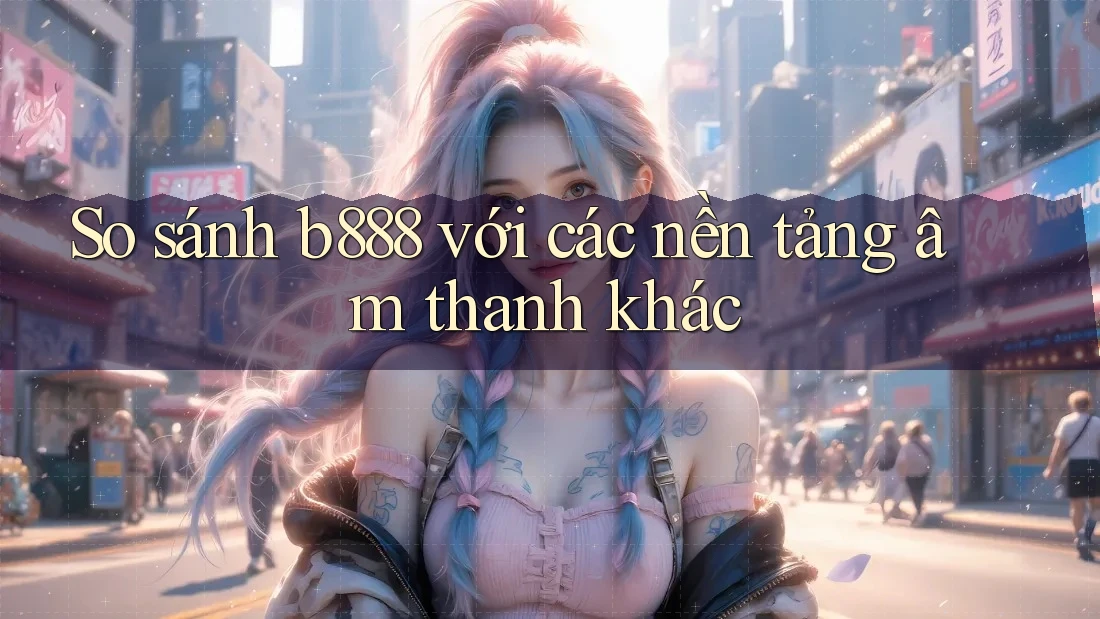So sánh b888 với các nền tảng âm thanh khác