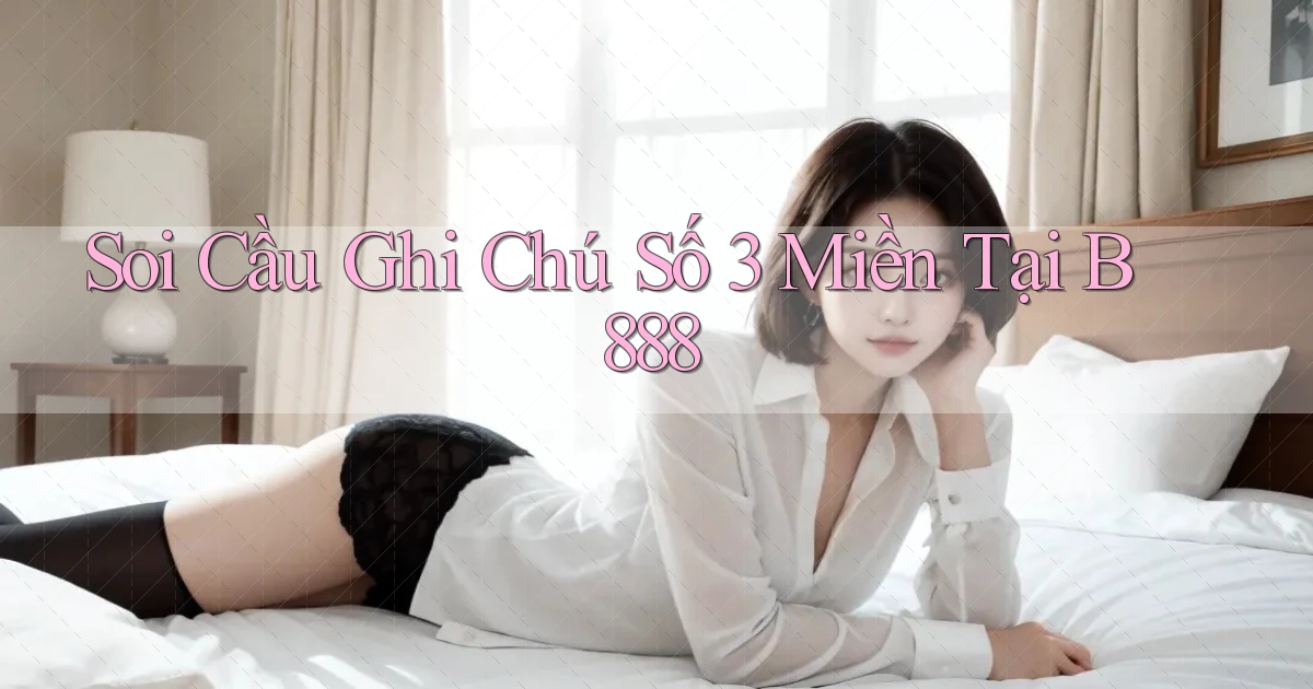 soi cầu ghi chú số 3 miền tại b888