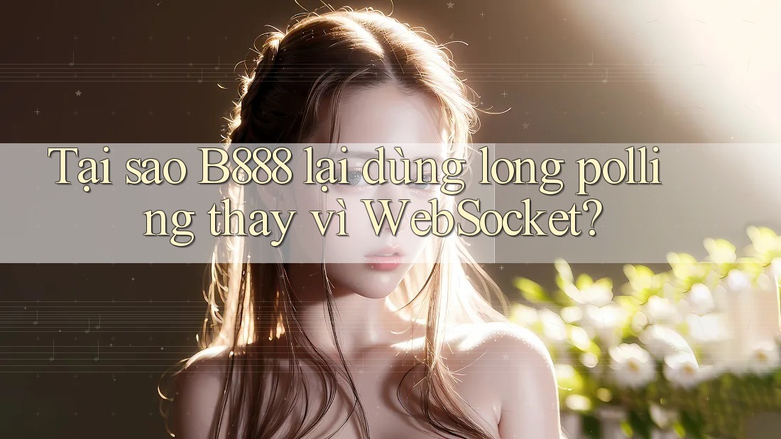 Tại sao B888 lại dùng long polling thay vì WebSocket?