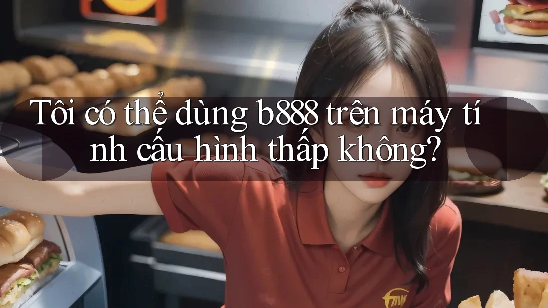 Tôi có thể dùng b888 trên máy tính cấu hình thấp không? Tôi có thể dùng b888 trên máy tính cấu hình thấp không?