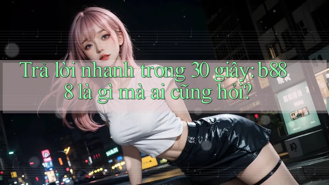 Trả lời nhanh trong 30 giây: b888 là gì mà ai cũng hỏi?